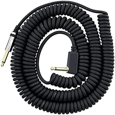 Obrázek Vox VCC090BK 9m Vintage Coiled Cable with Mesh Carry Bag Black
