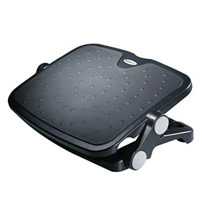 Obrázek StarTech.com Schreibtisch Fußstütze Ergonomische Fußauflage Höhen und Winkel verstellbar Fußbank, Schwarz