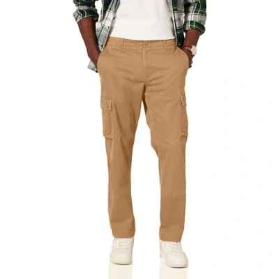 Obrázek Amazon Essentials Herren Gerade geschnittene Stretch Cargohose (erhältlich in Big &amp; Tall), Dunkles Khakibraun, 40W / 34L