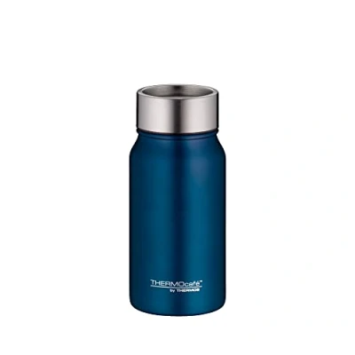 Obrázek TC DRINKING MUG 0,35 l, safírově modrá, termopohárek z ušlechtilé oceli, 8 h horký / 16 studený, absolutně těsný pro univerzitu, kancelář, od THERMOS, hrnek na kávu, rozložitelný uzávěr, do myčky,