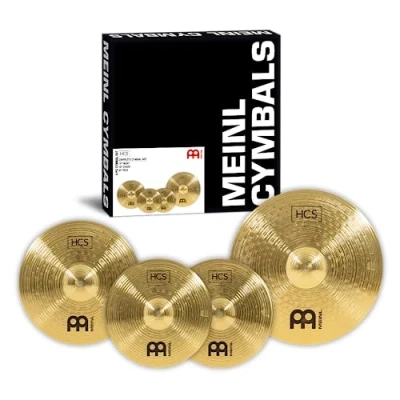 Obrázek Meinl Cymbals Beckenset HCS Complete s 14&quot; hihat, 16 Crash, 20 Ride bicí činely mosaz, tradiční povrchová úprava (HCS141620)