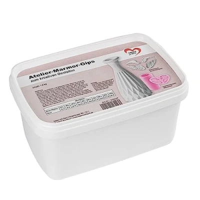 Obrázek Ideen mit Herz Lopatky pro Kreativní tvorbu ateliéru, 1,5 kg omítka míchání s vodou Sádra kutilství, DIY, domácí dekorace