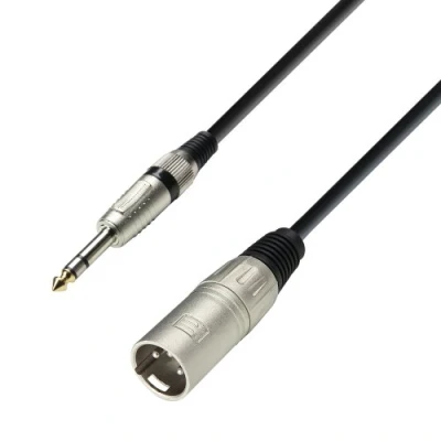 Obrázek Adam Hall Cables 3 STAR BMV 0600 Symetrický kabel XLR Male na zdířce TRS 6 m