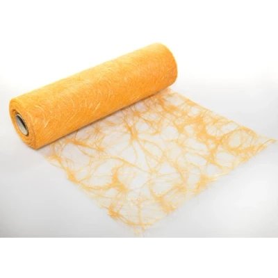 Obrázek 25 m x 30 cm Sizoweb běhoun na® vliesová originální Stolní na stůl meruňková meruňka svatbu