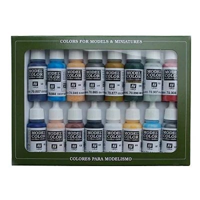 Obrázek Vallejo 070111 Sada barev, americká občanská válka, 16 x 17 ml