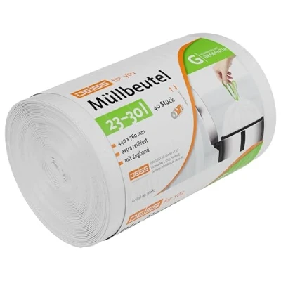 Obrázek DEISS Sáček na odpadky 23 30 litrů pro Brabantia Touch Bin (velikost G), 40 kusů