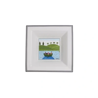 Obrázek Villeroy und Boch Design Naif Gifts quadratische Schale, Premium Porzellan, 14 x 14cm