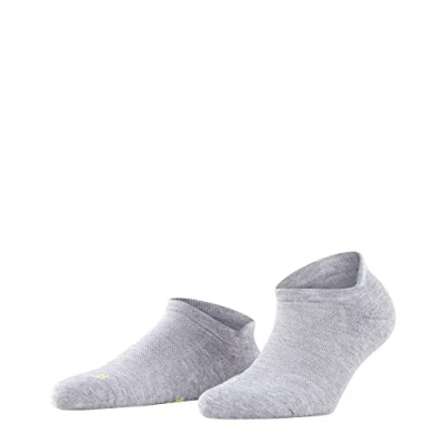 Obrázek FALKE Dámské Cool Kick sneaker ponožky do tenisek rychle schnoucí prodyšný udržitelný funkční materiál lehké polstrování plyšová podrážka chladivá pohodlná sportovně plochý šev 1 pár, Šedá (light grey