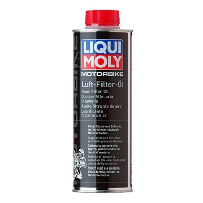 Obrázek LIQUI MOLY Motorový olej pro vzduchové filtry Motorbike 500 ml Péče o motocykl výr. č.: 1625, černý