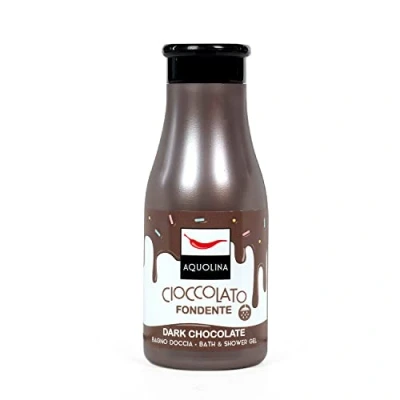 Obrázek Aquolina Sprchový gel tmavá čokoláda. Krémová, lehká pěnová koupel, která se rychle vstřebává 250 ml