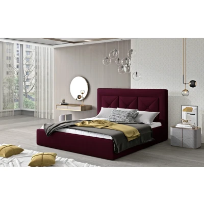 Obrázek Postel Cloe 200x200 dřevěný rám Materiál / Dekor: Mat Velvet 68