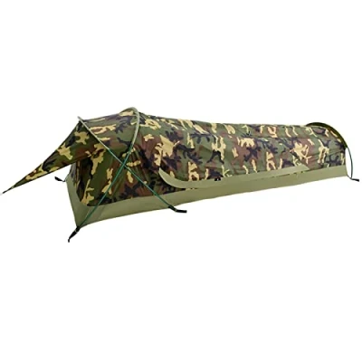 Obrázek Bivvy Bivakování pytle Trekking stan na kempování Mini Pack ultralehká vodotěsné 230 x 75 60 H cm (1.25 kg) jedna osoby pro venkovní Camping Wandern rychlé jednoduchá montáž, vícebarevné