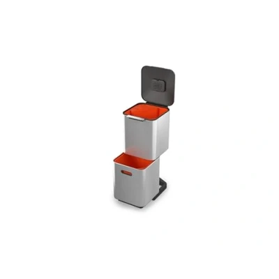 Obrázek Joseph IntelligentWaste Totem Compact 40 systém na třídění odpadků Nádoba odpadky se samostatnou recyklační jednotkou, pro kuchyňského pořádku, litrů ušlechtilá ocel
