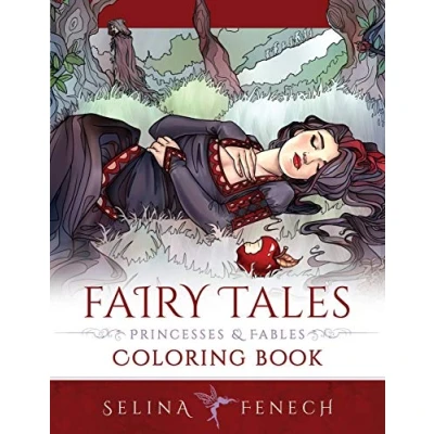 Obrázek Fairy Tales, Princesses, and Fables Coloring Book (Fantasy by Selina)