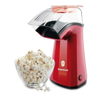 Obrázek Taurus Pop&#039;N&#039;Corn Popcornmaschine 1100 W Kunststoff Rot