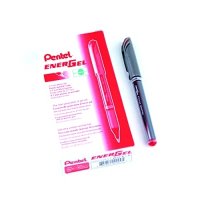 Obrázek Pentel BL117 W Energel Tradio gelové pero, balení po 12 ks (Skříň Barva Bílá), červená