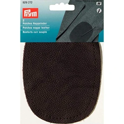 Obrázek Prym 929272 Patches kůže nappa (šití) 10 x 14 cm tmavě hnědá, hnědá