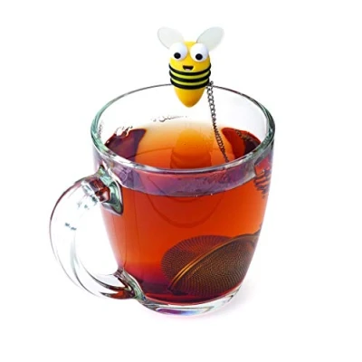 Obrázek Joie 48222 Bumble Bee Tea Infuser Strainer Teescedník, plast, žlutý