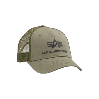 Obrázek Alpha Industries Basic Trucker Unisex Kšiltovka, Velikost: One Size, Dark green