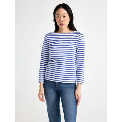 Obrázek Lindex Pacific Top s dlouhým rukávem, Ženy, Velikost: 36/38, Strong blue