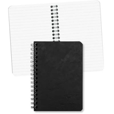 Obrázek Clairefontaine 785961C spirálový sešit (Age Bag linkovaný, 9,5 x 14 cm, 50 listů) 1 kus černý