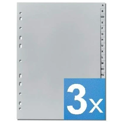 Obrázek 5 Star registr písmen &quot;A Z&quot; DIN A4, plná výška, šedá (3)