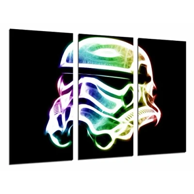 Obrázek Wandbild Star Wars, Darth Vader Army Helm, 97 x 62 cm, Holzdruck XXL Format Kunstdruck, ref.26628