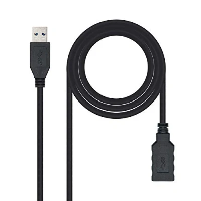 Obrázek Nanocable 10.01.0903 BK USB 3.0 Verlängerungskabel, Typ A/M A/H, männlich weiblich, schwarz, mts