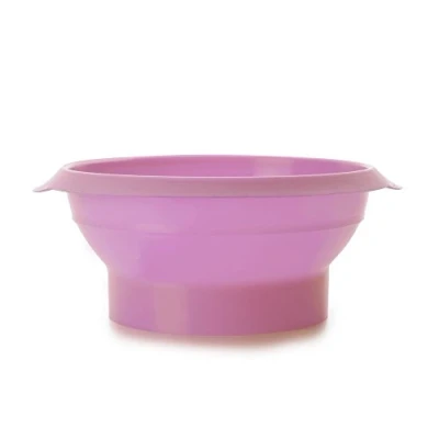 Obrázek Ibili Schüssel halbrund/faltbar, 21 cm, Silikon, rosa, x 10 cm