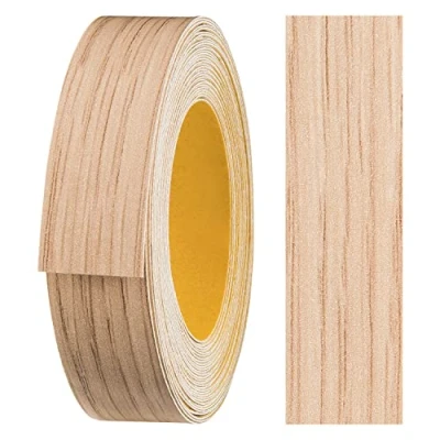 Obrázek haggiy páska s melaminovými hranami samolepicí 18 mm x 5 m I lemovací na hrany nábytku bezpečné držení bez žehlení lemování hran dýha pro regálové prkna/dřevěné desky (Lindberg