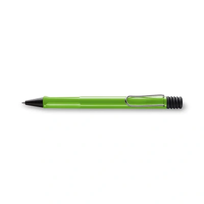 Obrázek Lamy safari green kuličkové pero nadčasové klasické kuli s ergonomickou rukojetí a robustním ASA plastem vč. velkoobjemové náplně M 16 v šířce linky modré barvě
