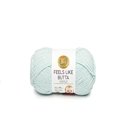 Obrázek Lion Brand Garn 215 106 Feels Like Butta Garn, Ice, One Strang