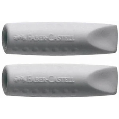 Obrázek Faber Castell GRIP 2001 mazací čepice, 2dílného Packs, 5 ks, bílá