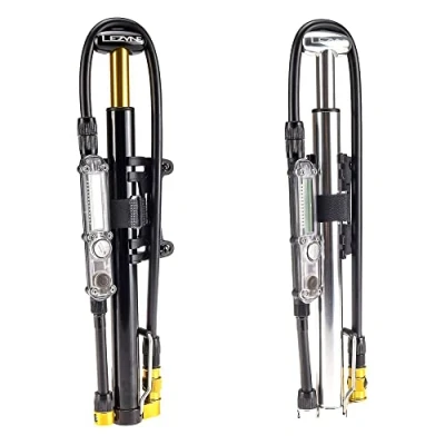 Obrázek LEZYNE Mini pumpa CNC Micro Floor Drive Digital HPG, černá lesklá 160PSI, 30, 0 cm, 1 MP MFDR V204HPDG, 30,0 cm