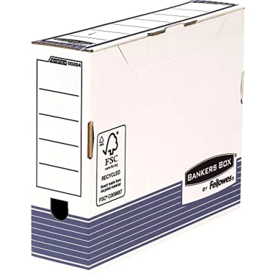 Obrázek Bankers Box System Archivní krabička, A4, 10 kusů, modrá 80mm