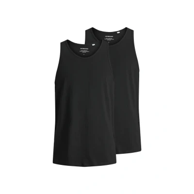 Obrázek Jack &amp; Jones Jacbasic Tanktop 2 PACK Tílko, Muži, Velikost: Large, Black