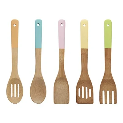 Obrázek 5er pack bamboo utensil set