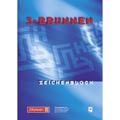 Obrázek Brunnen 1047319 kreslicí blok (A3, 120 g/m², 10 listů)