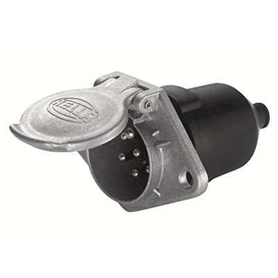 Obrázek HELLA 8JB 003 833 011 zásuvka 24 V 7pólový konektor: plochá zástrčka kov DIN/ISO: 1185