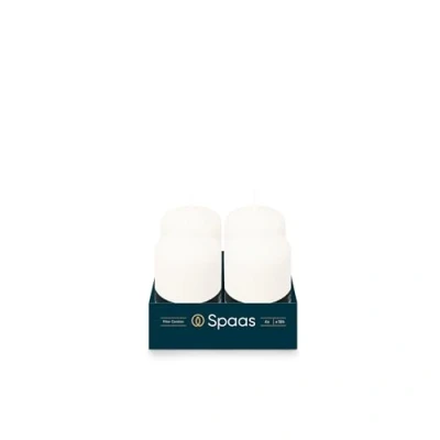 Obrázek SPAAS Stumpenkerze 50/80 mm, ± 18 Stunden, ohne Duft weiß