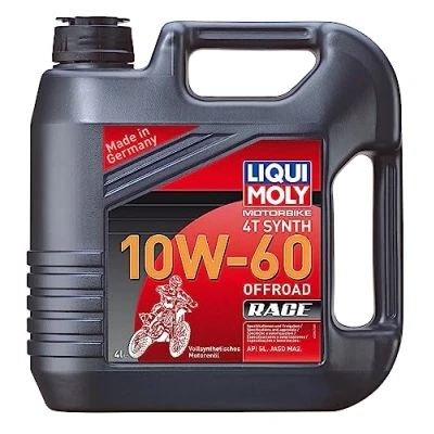 Obrázek LIQUI MOLY Motorbike 4T Synth 10W 60 Offroad Race 4 L Motocykl 4taktní olej výr. č.: 3054