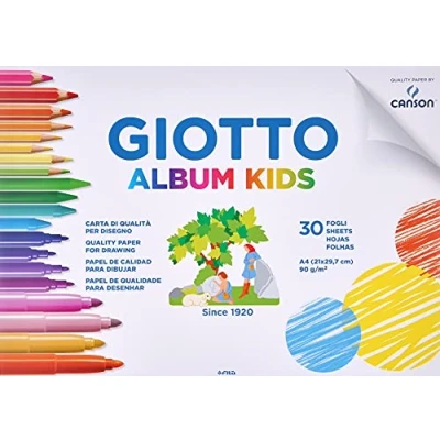 Obrázek Giotto Kids, Zeichenalbum, 90 g/m², A4, 30 Blatt