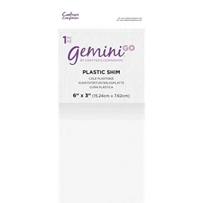 Obrázek Gemini 549091 GEMGO ACC PLAS Go Zubehör Kunststoff Shim 7,6 x 15,2 cm, Transparent, 3 6 Inch