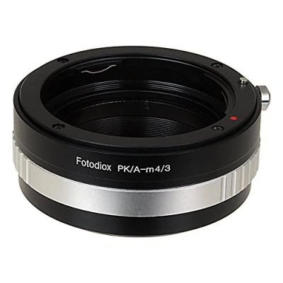 Obrázek Fotodiox Lens Mount Adaptér W/Aperture Dial, digitální Pentax AF to Micro Four Thirds systém Camera e.g. OM D &amp; Bmpcc