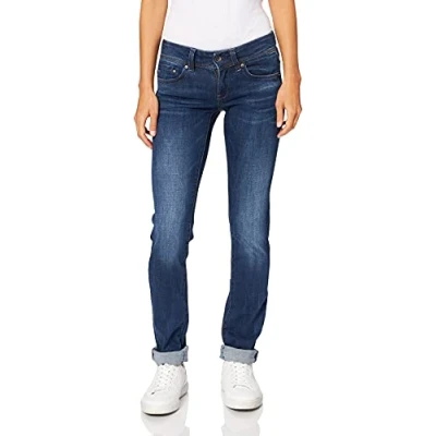 Obrázek G STAR RAW Dámské džíny Midge Saddle Straight, Modrá (Medium Aged D02153 8464 071)