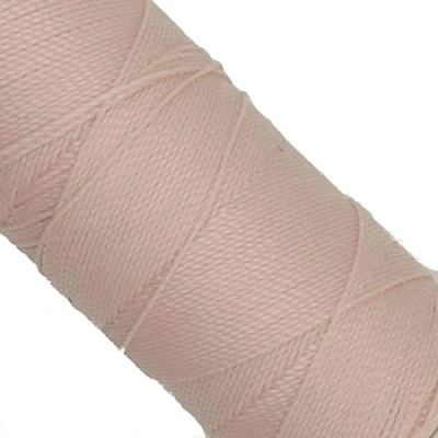 Obrázek LINHASITA, Cívka příze, navoskovaná, 100 g / 170 metrů, tloušťka: 1 mm, polyester, macramé 30 barev metros růžová