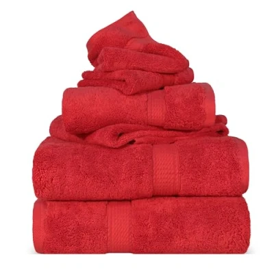 Obrázek Superior 900 Madison TS Handtuch Set, Baumwolle, Rot/Ausflug, einfarbig (Getaway Solids), 6 Piece Towel
