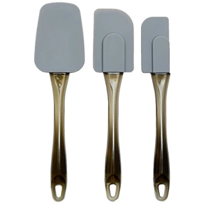 Obrázek AmazonBasics špachtle na těsto, silikónová, trojdílná sada