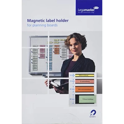 Obrázek Legamaster 7 450100 magnetický štítek Magnet páska pro nosič, černá 20 x 60 mm