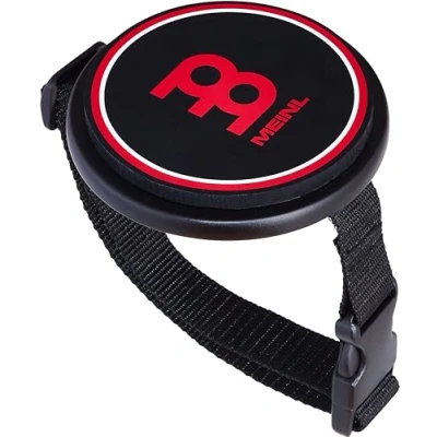 Obrázek Meinl Cymbals Knee Pad Drum cvičební podložka 4 palce (10,16 cm) s držákem popruhu na nohu (60 Medium Rebound, přirozený pocit ze hry bicí příslušenství, černé (MKPP 4)
